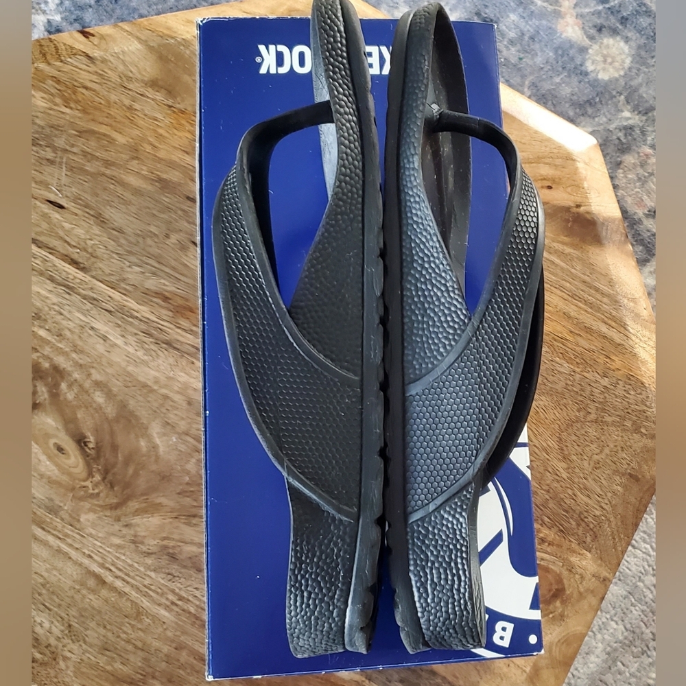 Birkenstock Honolulu Eva Black Women's 38 Very Good Condition - Picture 4 of 7